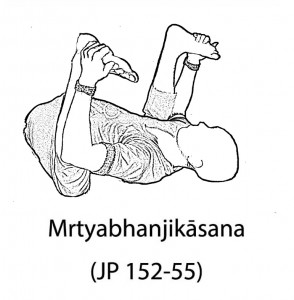 Mrtyabhanjikāsana