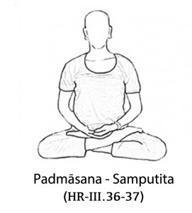 Padmāsana - Samputita